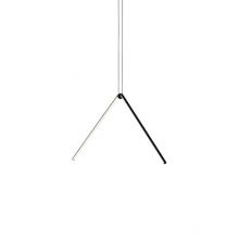 Arrangements_Broken_Line oprawa wisząca czarna 29W LED 2700K 1200 lm ściemnialna